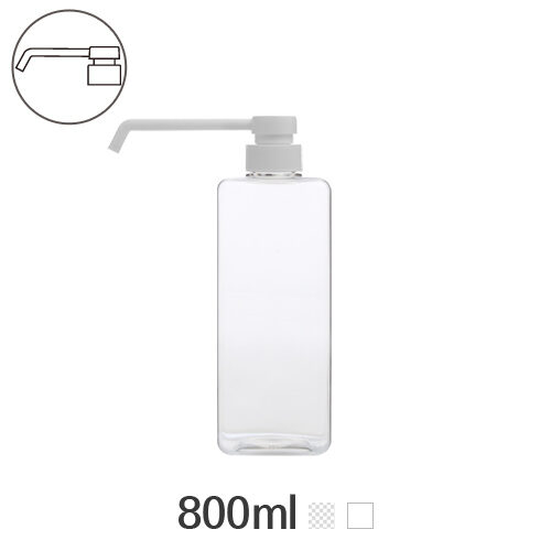 ボトル「消毒剤容器」ゾーくんポンプ 800ml (32Ø) ボトル_ロット105個