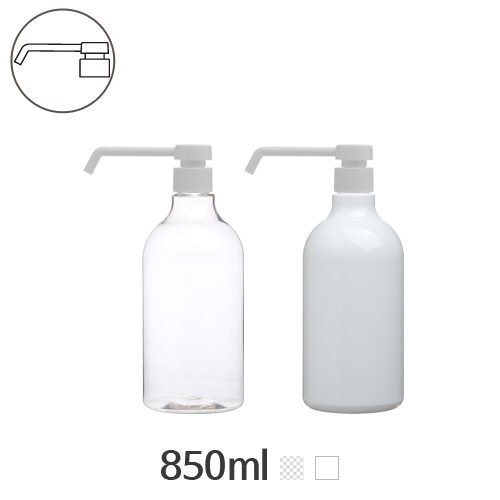 ボトル「消毒剤容器」ゾーくんポンプ 850ml (28Ø) ボトル