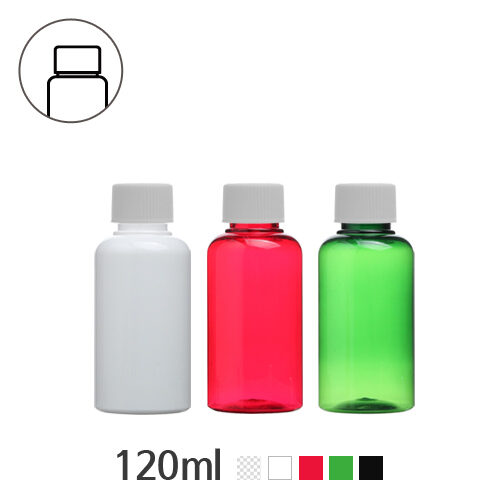 ボトル「多用途容器」クリックロック 120ml (24Ø) ボトル_ロット100個