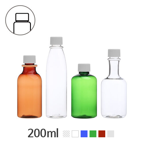 ボトル「多用途容器」クリックロック 200ml (24Ø) ボトル_ロット100個