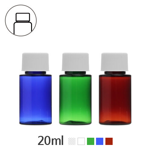 ボトル「多用途容器」 クリックロック 20ml (20Ø) ボトル_ロット200個