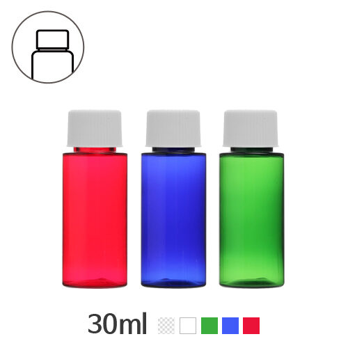 ボトル「多用途容器」クリックロック 30ml (20Ø) ボトル_ロット200個