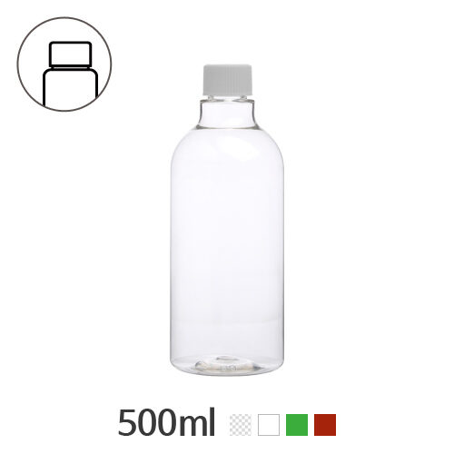 ボトル「多用途容器」クリックロック 500ml (24Ø) ボトル_ロット138個