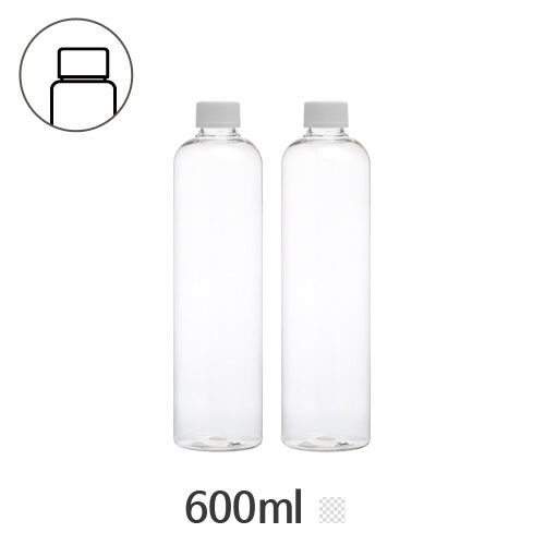 ボトル「多用途容器」クリックロック  600ml (28Ø) ボトル