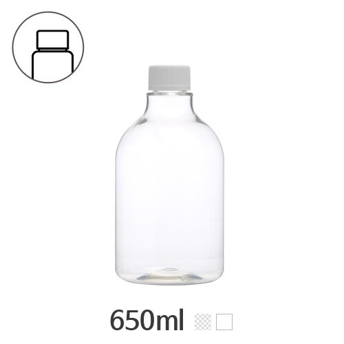 ボトル「多用途容器」クリックロック  650ml (28Ø) ボトル