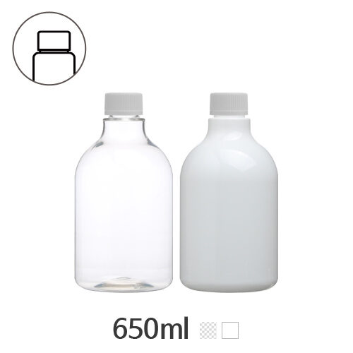 ボトル「多用途容器」クリックロック  650ml (28Ø) ボトル