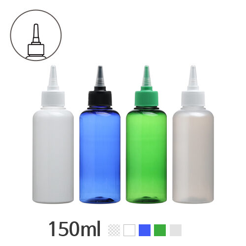 ボトル「生活容器」トンガリキャップ(B形) 150ml (24Ø) ボトル_ロット100個