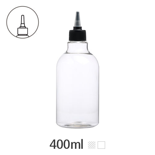 ボトル「生活容器」トンガリキャップ(B形) 400ml (24Ø) ボトル_ロット165個