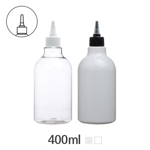 ボトル「生活容器」トンガリキャップ(B形) 400ml (24Ø) ボトル_ロット165個