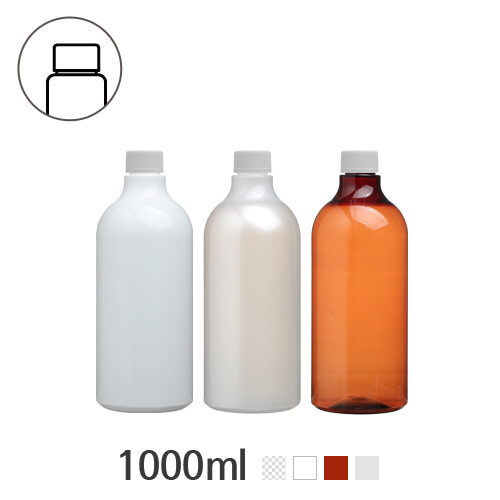 ボトル「多用途容器」 クリックロック 1000ml (28Ø) ボトル