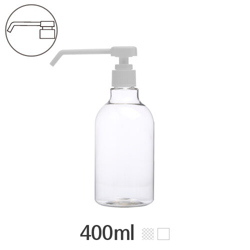 ボトル「消毒剤容器」ゾーくんポンプ 400ml (24Ø) ボトル_ロット165個