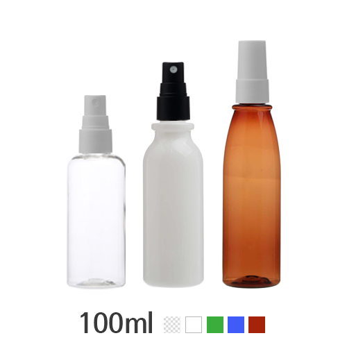 ボトル「化粧品容器」マットスプレー 100ml (20Ø) ボトル_ロット100個